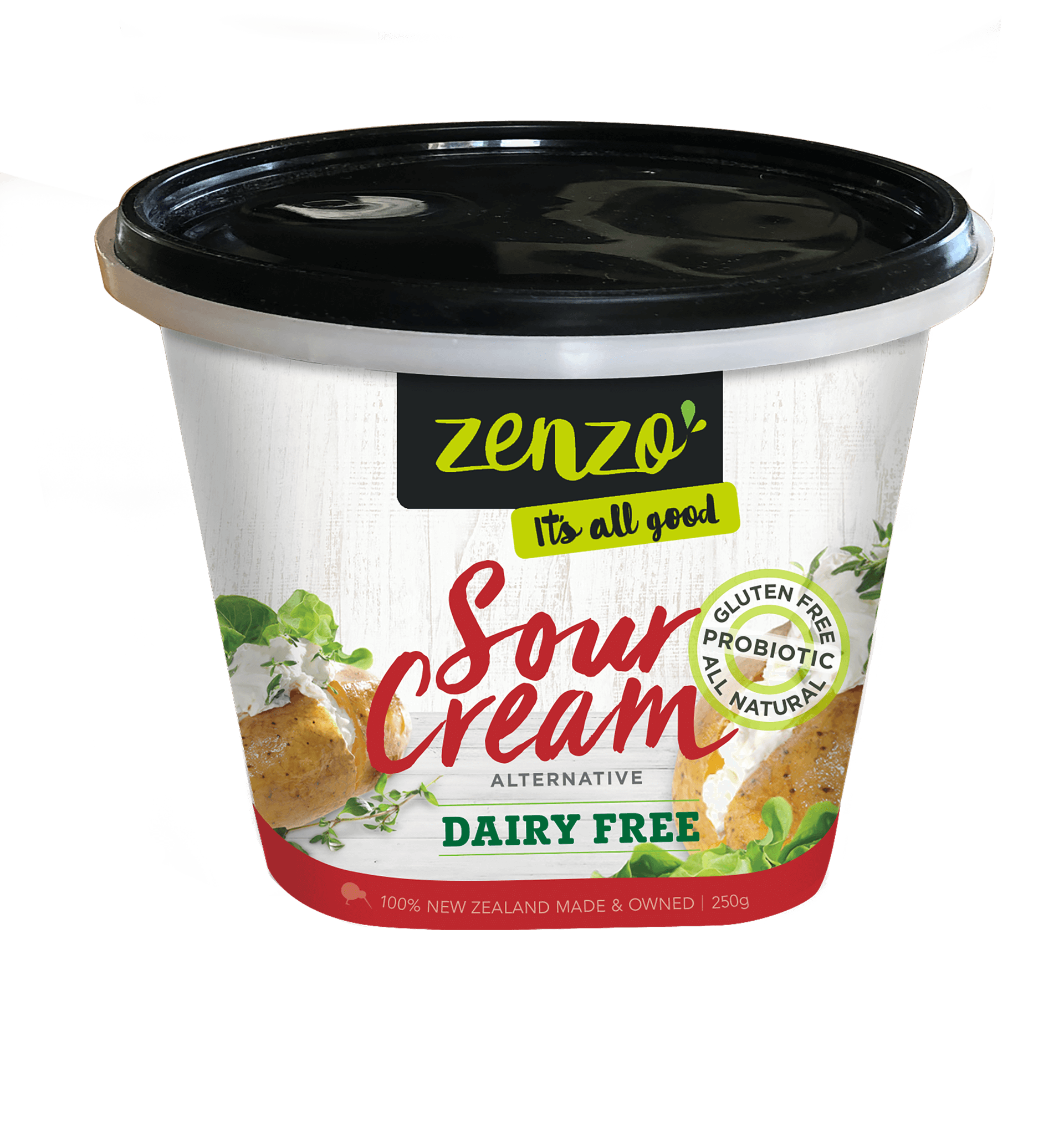 Zenzo & Tonzu  Dairy Free Sour Cream 250g
