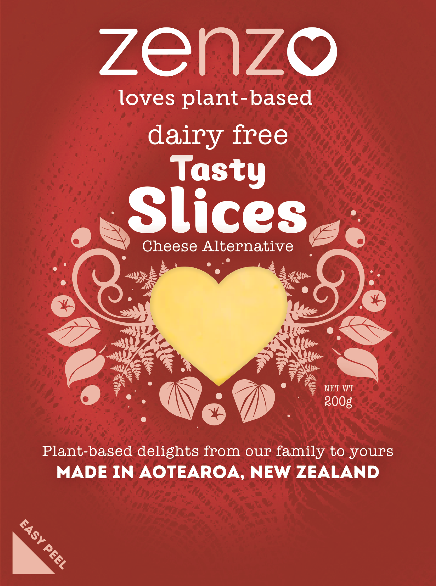 Zenzo & Tonzu Cheese Slices Tasty 200g